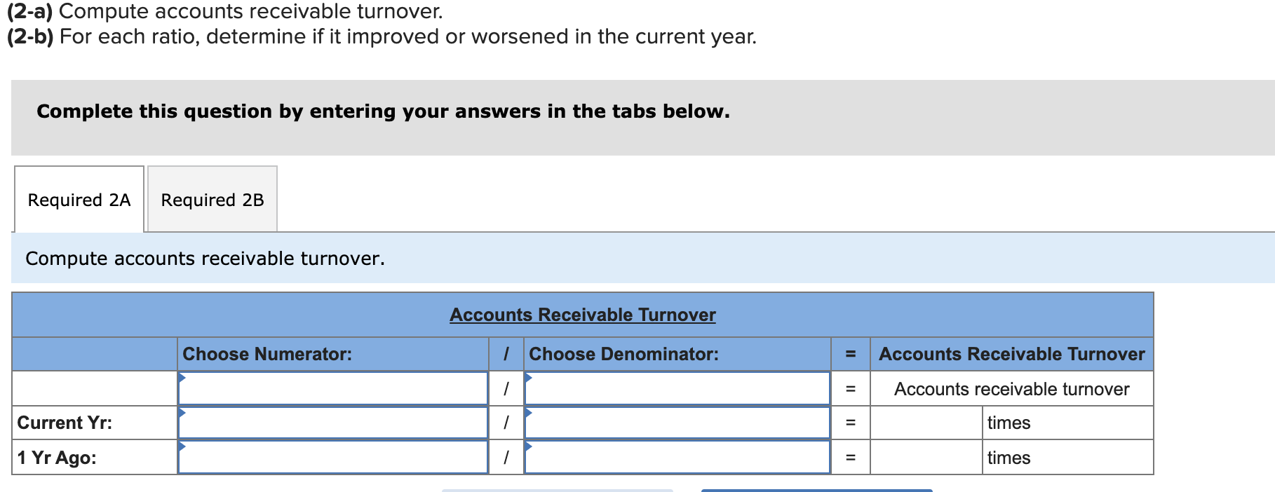Current Yr 1 Yr Ago 2 Yrs Ago At December 31 Assets