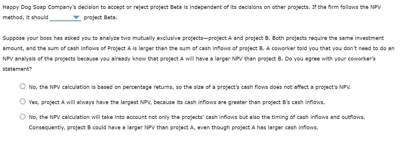 most common and preferred criteria that generally lead to good investment decisions.