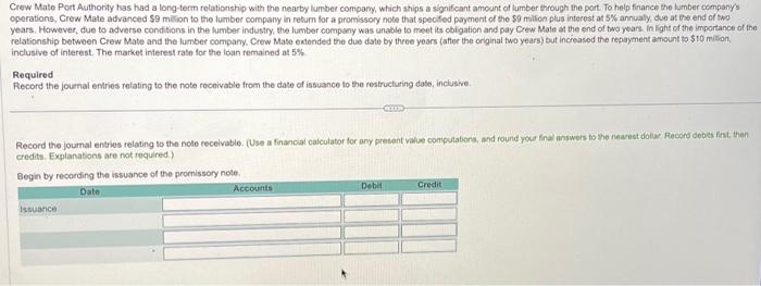  Crew Mate Port Authonity has had a long-term relationship with the