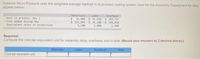 system. The Baking Department is one of the processing departments in its