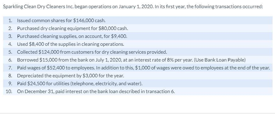 what is the answer for these? a) b) c) Sparkling Clean Dry