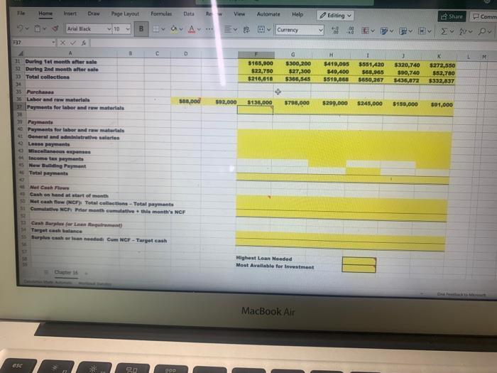 Sav Formulas Data File Home Imert Draw Page Layout Arial Black 10