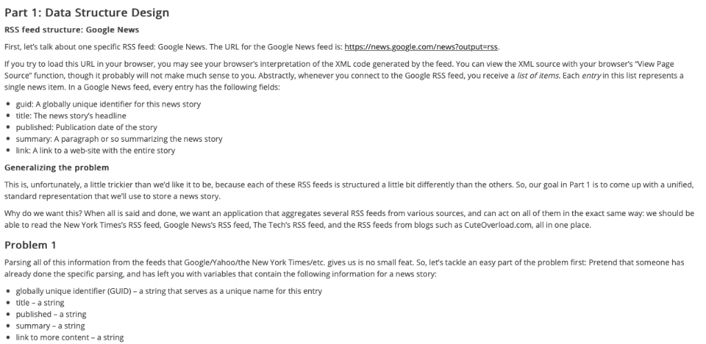 Introduction In problem set 5, you will build a program to monitor
