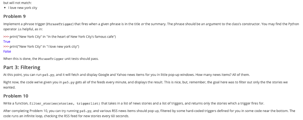 about 80 lines of code; we recommend that the solutions you write