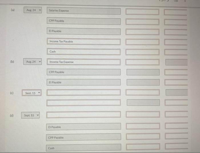 thumb up if correct Vaughn Consulting Inc's gross salaries for the biweekly
