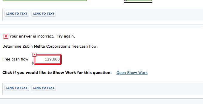 for Zubin Mehta Corporation for the last two years at December 31