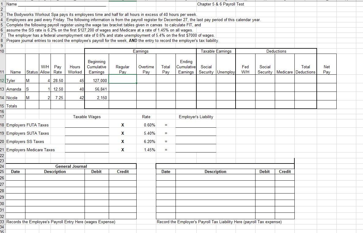 Bodyworks Workout Spa pays its employees time and half for all hours