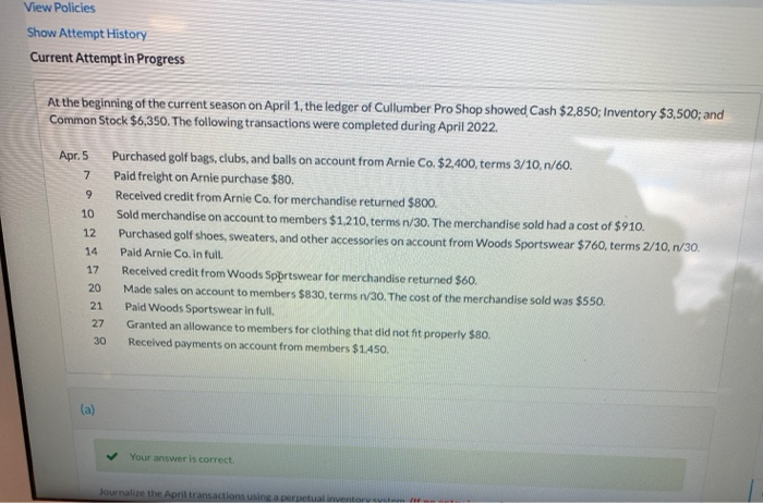  View Policies Show Attempt History Current Attempt in Progress 9 At
