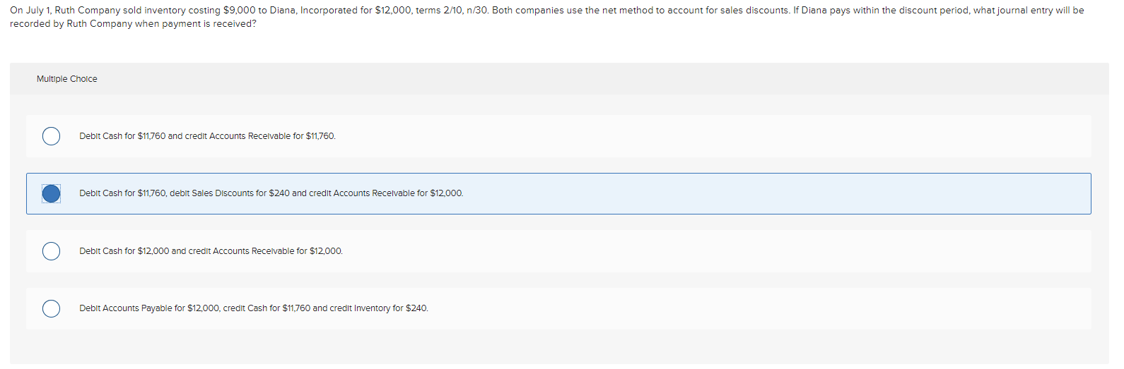 Please verify I have the right solution. TYIA. recorded by Ruth Company