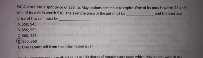  ***Answer is D according to test bank. Need help understanding how