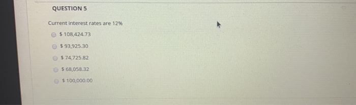 $ 998.980 $783,500 $385,543 QUESTION 2 Use the following information to answer