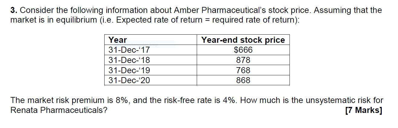 *********** No Excel work please ***************8 3. Consider the following information about