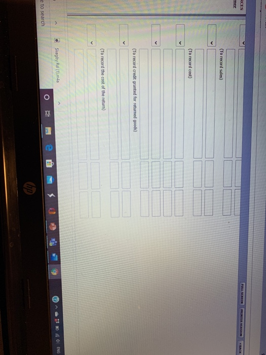 entries to record the following sales transactions in Blossom Company's books. Blossom