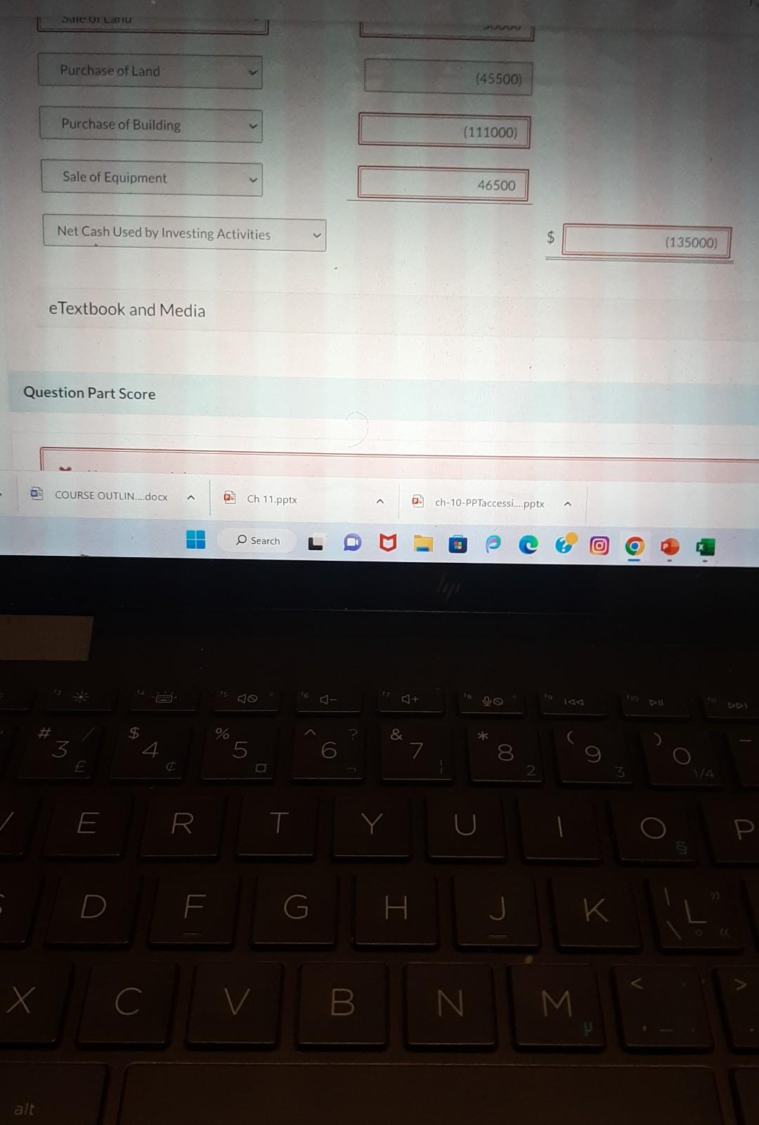 Depreciation expense-buildings Depreciation expense-equipment Gain on sale of equipment Loss on sale