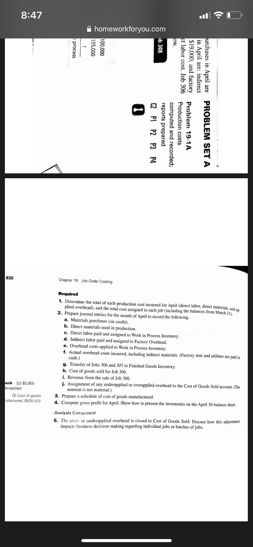 April are $500,000, and factory payroll cost in April is $363,000. Overhead