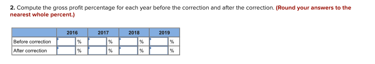 2018 Required information P7-9 (Algo) Analyzing and Interpreting the Effects of Inventory