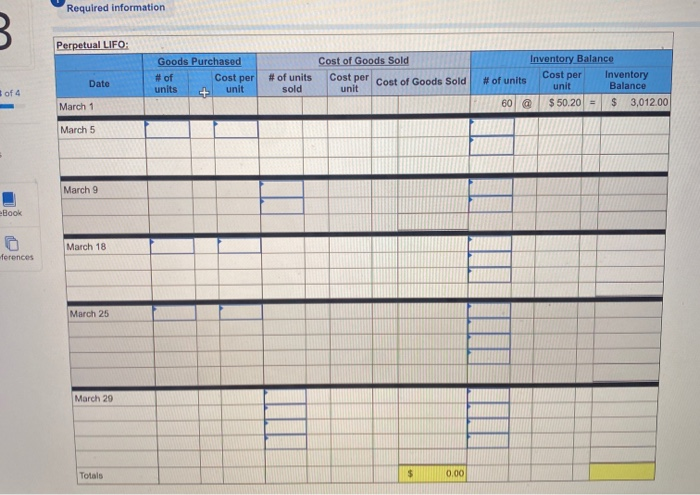 [The following information applies to the questions displayed below.) Warnerwoods Company uses