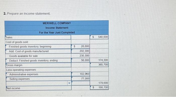 for the just-completed year, during which it produced 10.000 units, follow: Required: