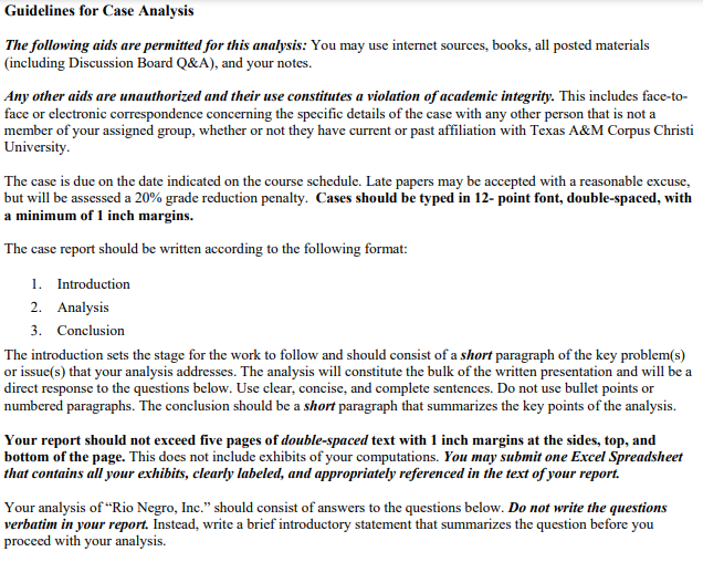 in your analysis? Write a few paragraphs giving your answer and clearly
