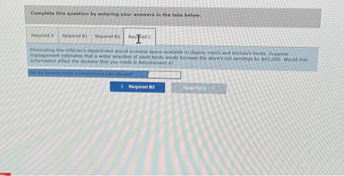 manager. All departments are housed in a single store. In recent years,