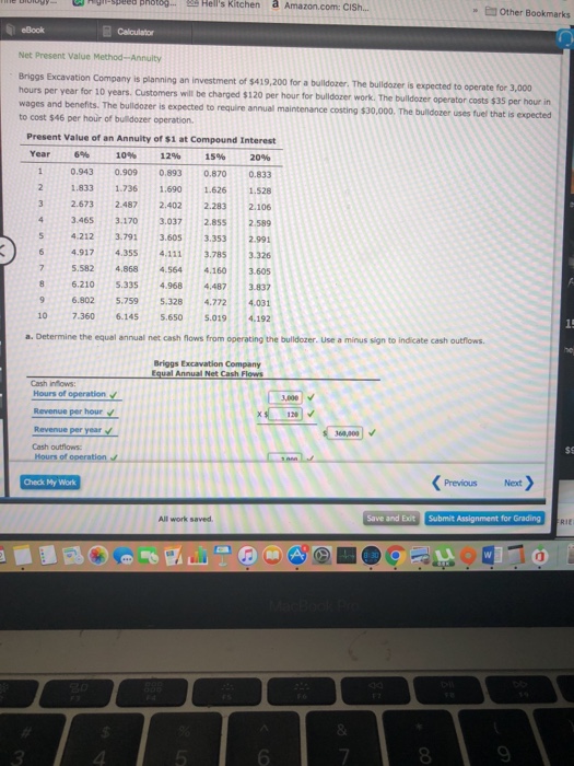  Please show calculations PhOW...Hell's Kitchen Amazon.com: CISh.. Other Bookmarks eBook Calculato
