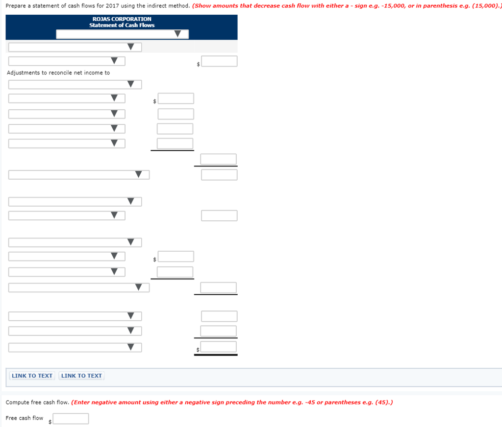 comparative balance sheets are presented below ROJAS CORPORATION Comparative Balance Sheets December