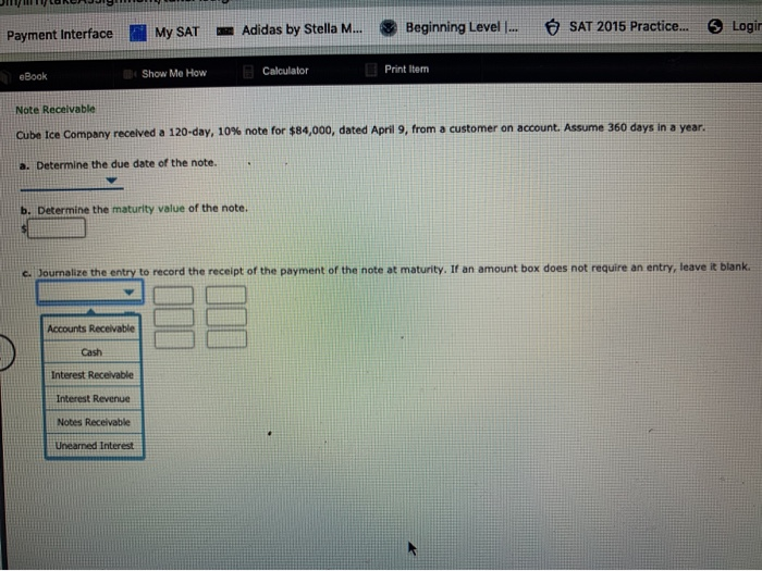  Payment Interface My SAT Adidas by Stella M... 8 Beginning Level