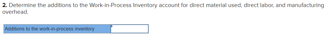 cost of goods sold. 3. Compute the amount that the company would