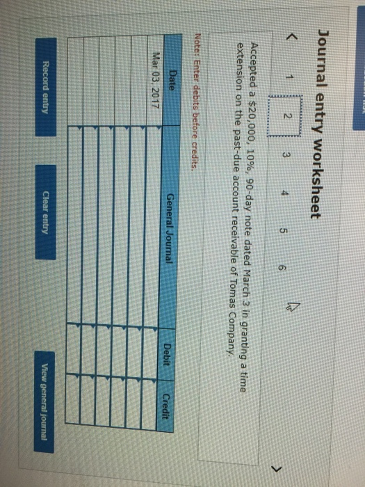 and 2017 2016 Dec. 13 Accepted a $26,000, 45-day, 6% note dated