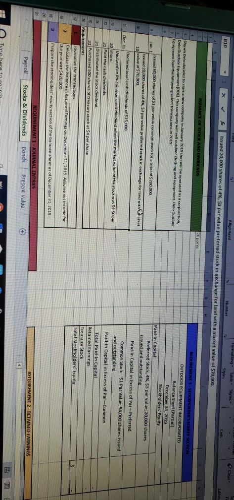 I'm not sure how to do this Alignment Formatting Number Styles