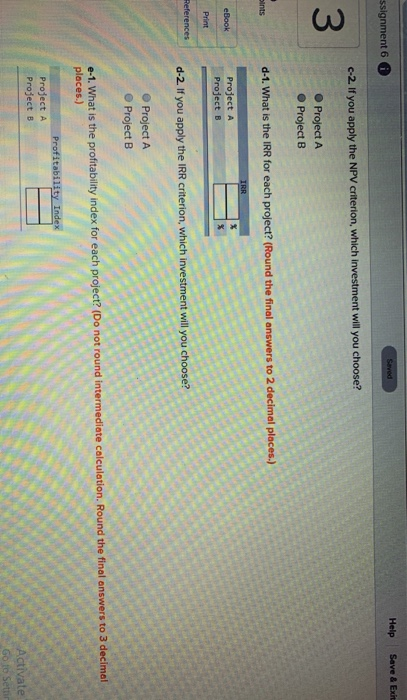 67,000 442,000 -$ 56,000 26,000 24,000 21,500 16,600 Whichever project you choose,