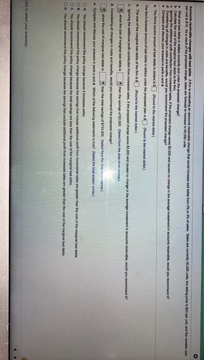  Accounts receivable changes with bad debts Afirmis evaluating counts receivable change