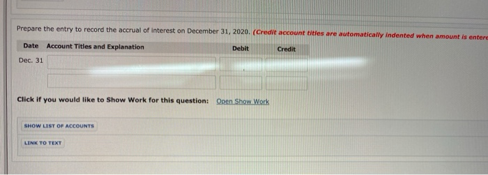 from Sheridan Corp.'s balance sheet at December 31, 2019. Current abilities Interest