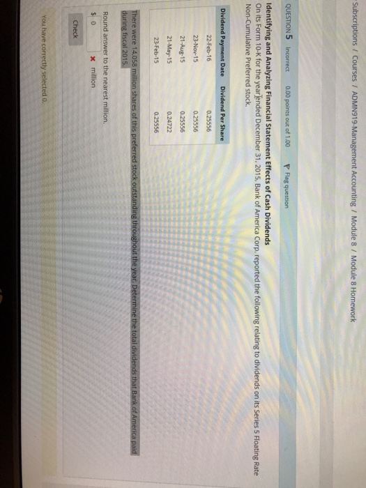  Subscriptions/ Courses/ ADMN919-Management Accounting / Module 8/ Module 8 Homework QUESTION