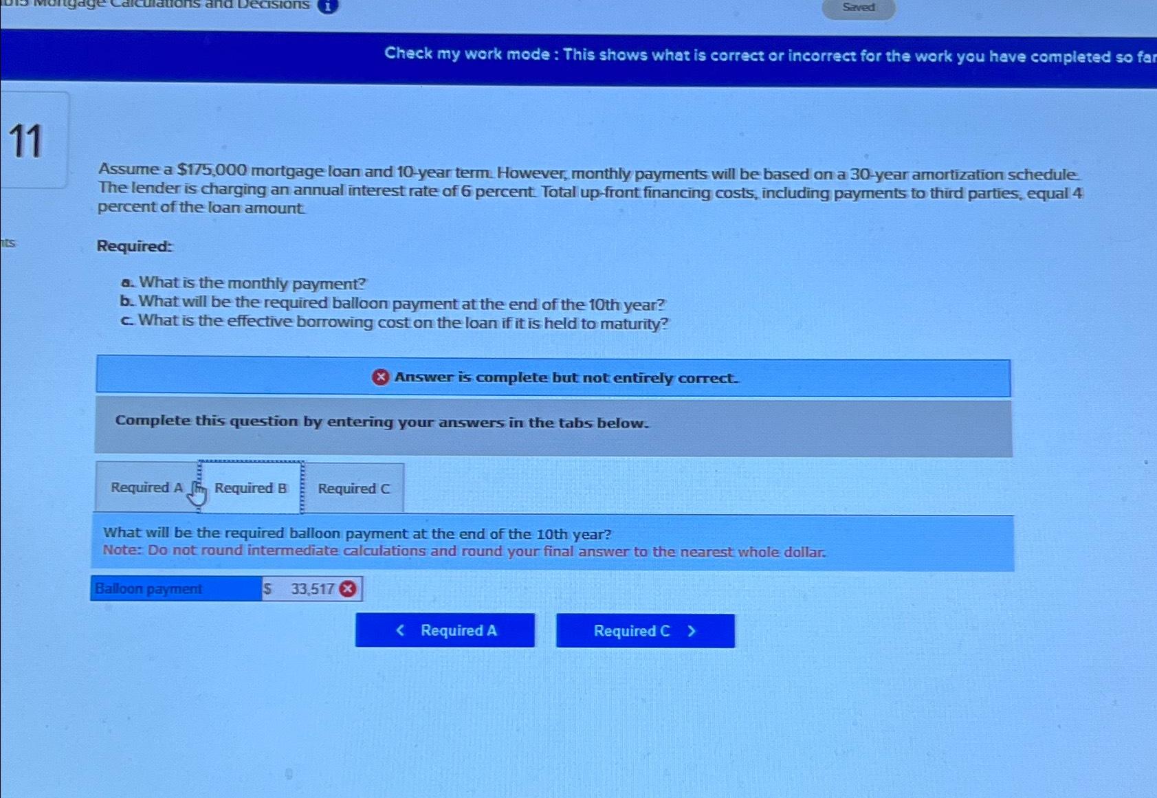  Served Check my work mode: This shows what is correct or