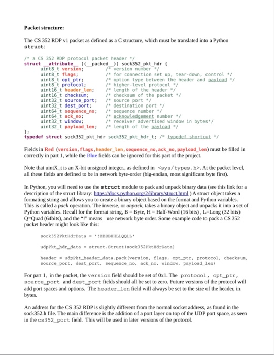 1 1. Overview: For part 1 of the project, your team will