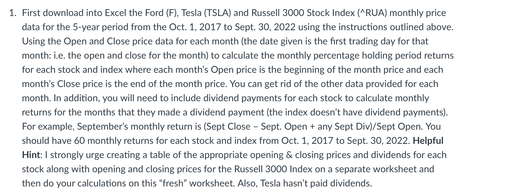 Stock Valuation Project The estimation of company betas is normally brushed over