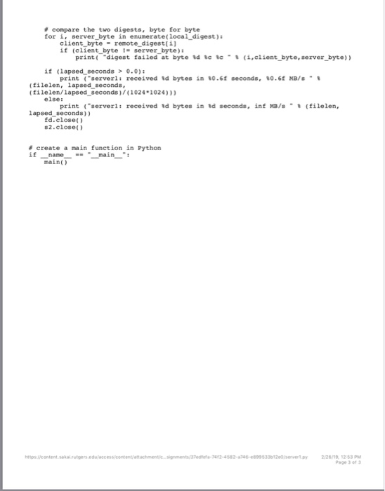 given 3 files. You can find them in the Sakai site under