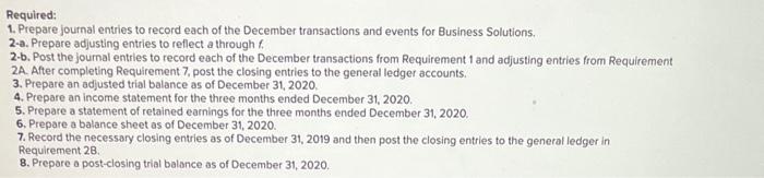 Please I need help on question 8 its confusing Required: 1. Prepare