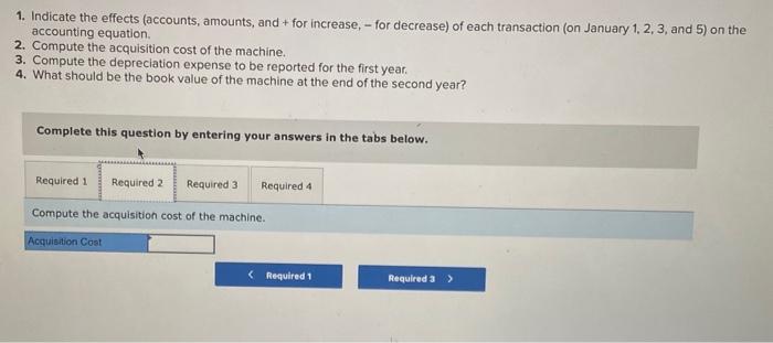 delivery, January 2, the company aid $16,000 on the machine and signed