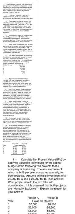  C. wer Calculate Net Present Value (NPV) by applying valuation techniques