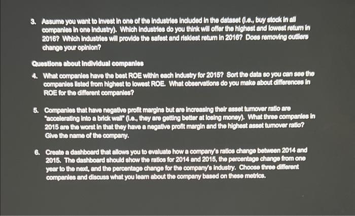 analytic techniques You are now ready to analyze the data. Previously, you