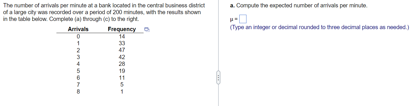 It also asks for the standard deviation which I could use help
