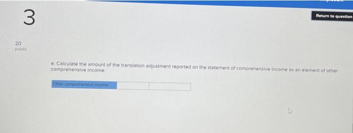 investment Shames's December 31, 20X8, trial balance has been translated into U.S.