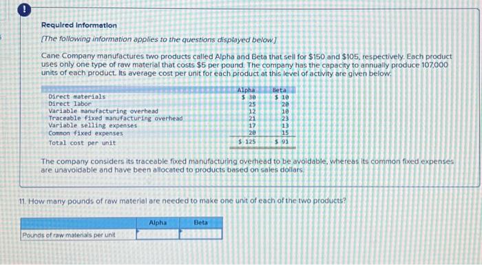 financial advantage (disadvantage) of continuing the Beta product line? Required Informotion [The