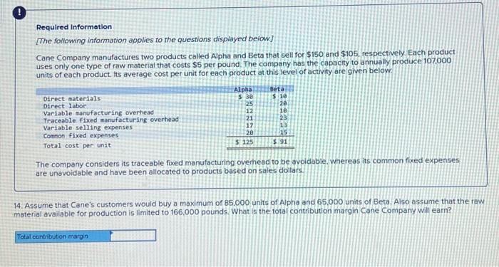 are unavoidable and have been allocated to products based on sales dollars.