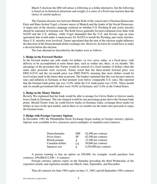 Culver's offer to supply Klaus Pelzer, a West German distributor, with approximately