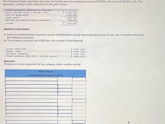 are unchanged during these years. The company's $37 per unit product cost
