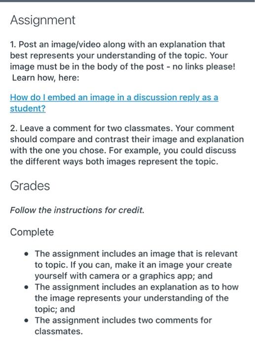find, share, and explain an image or video that you feel represents