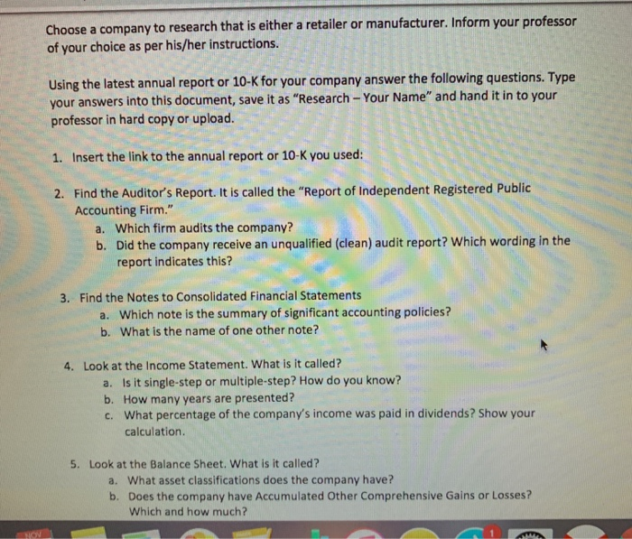  Please help with this Research Assignment for Starbucks Company please to